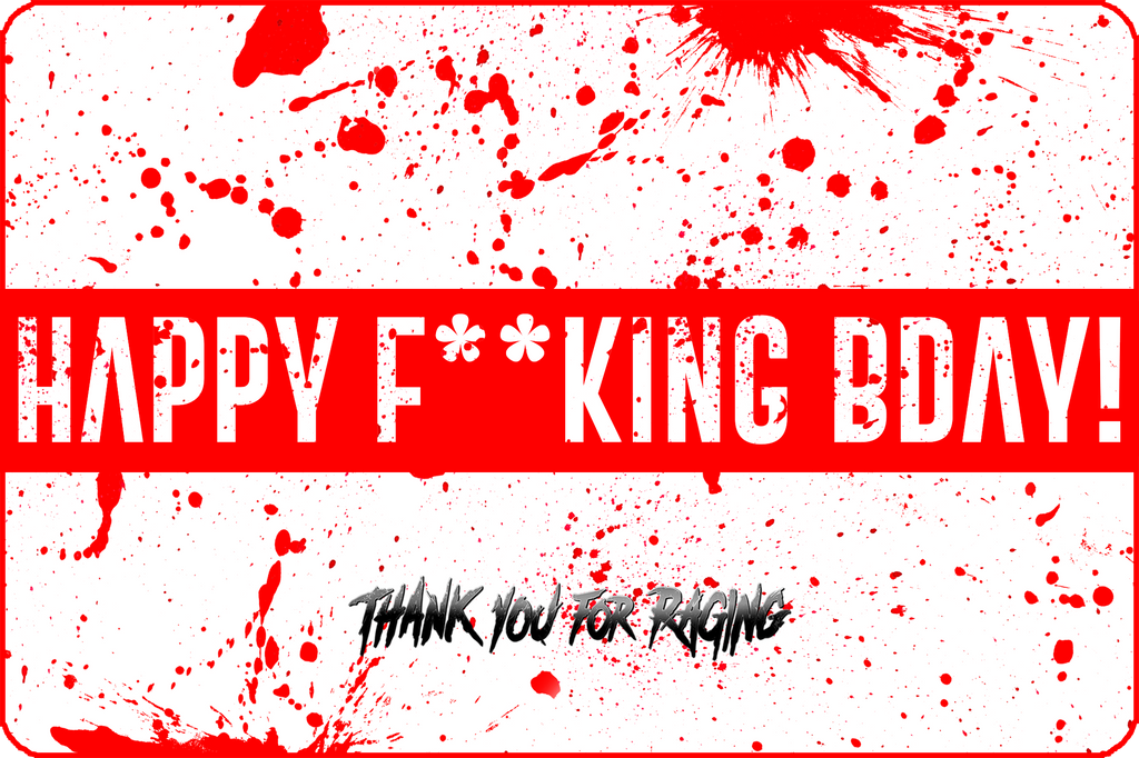 TYFR "HAPPY F**KING BIRTHDAY" Gift Card